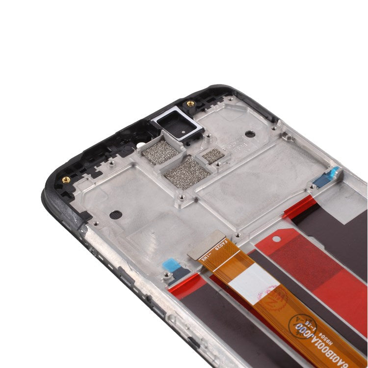 For Oppo A11/A5 (2020) Grade C LCD Screen and Digitizer Assembly + Frame Replacement Part (without Logo) - Black