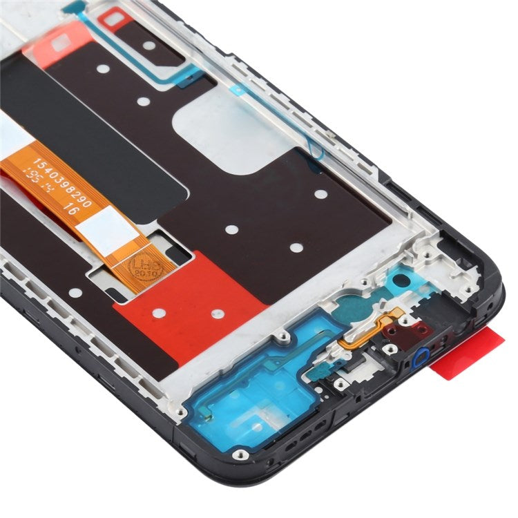 For OPPO A92s/Reno4 Z 5G Grade B LCD Screen and Digitizer Assembly + Frame Part (without Logo)