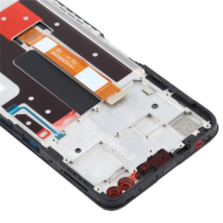 For OPPO A92s/Reno4 Z 5G Grade B LCD Screen and Digitizer Assembly + Frame Part (without Logo)
