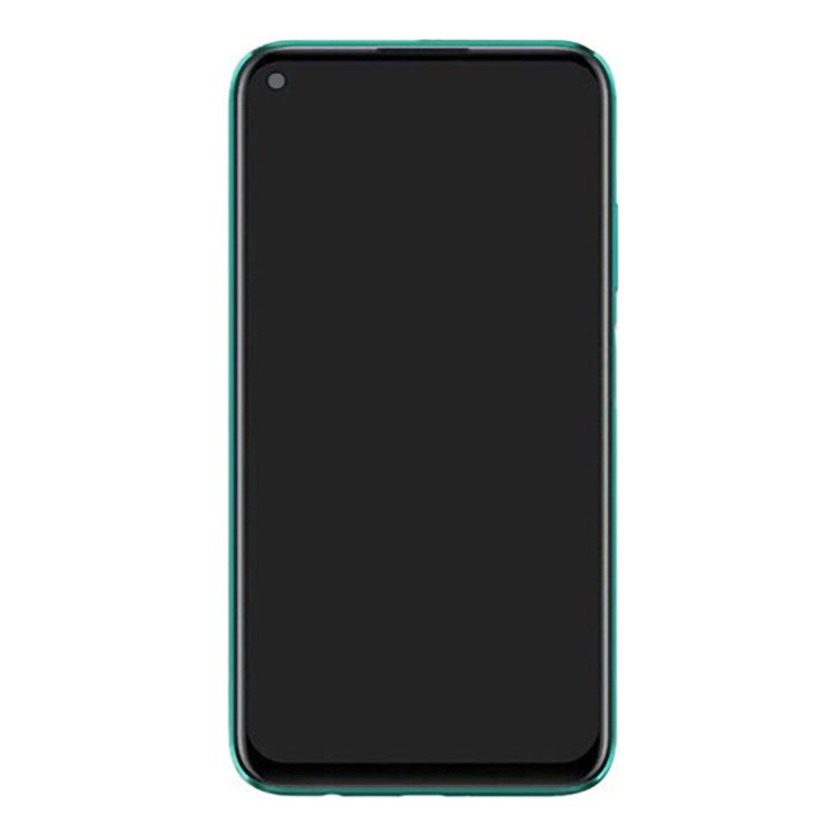 For Huawei nova 7i Grade C LCD Screen and Digitizer Assembly + Frame (without Logo) - Green