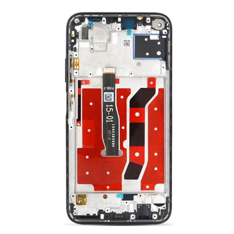 For Huawei nova 7i Grade C LCD Screen and Digitizer Assembly + Frame (without Logo) - Black