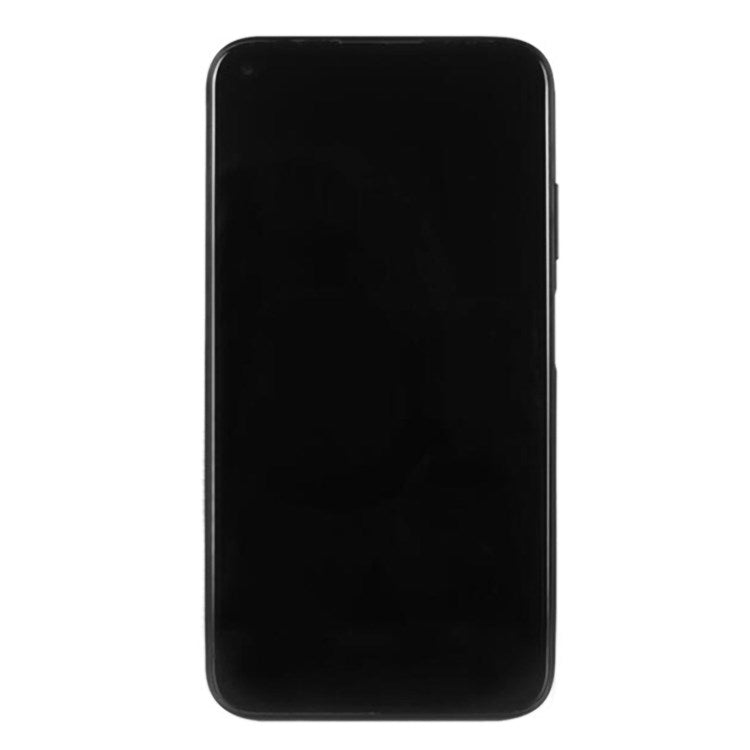 For Huawei nova 7i Grade C LCD Screen and Digitizer Assembly + Frame (without Logo) - Black