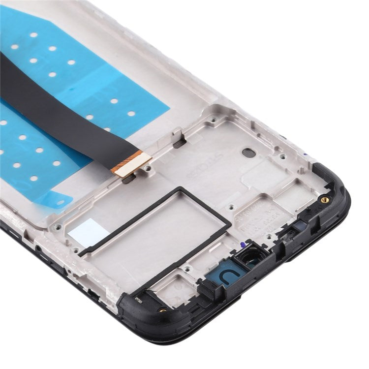 For Motorola One Fusion 4G XT2073-2 Grade B LCD Screen and Digitizer Assembly + Frame Part (without Logo) - Black