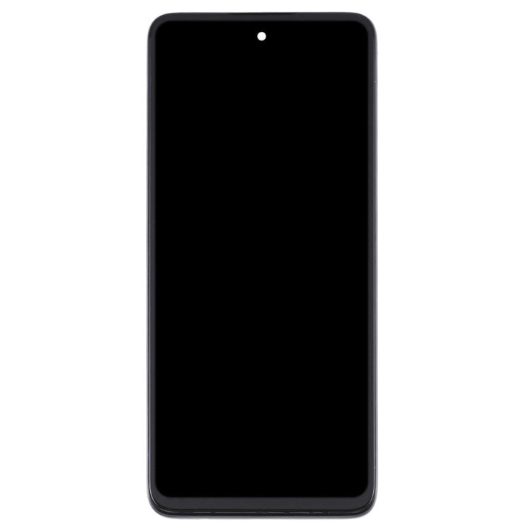 For Motorola Moto G 5G (2020) Grade B LCD Screen and Digitizer Assembly + Frame Part (without Logo) - Grey