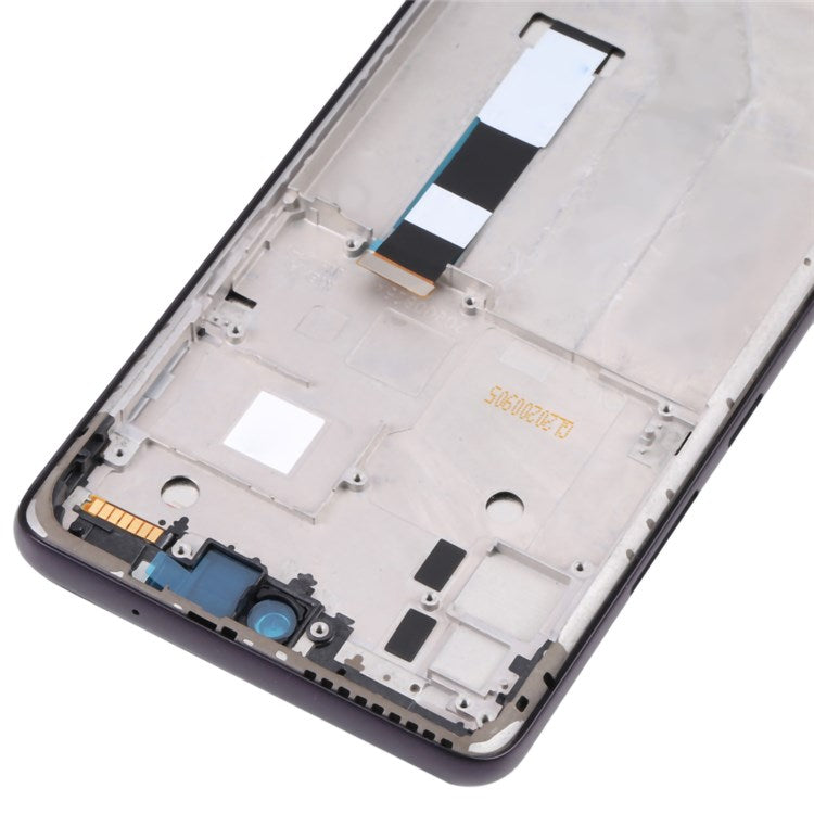 For Motorola Moto G 5G (2020) Grade B LCD Screen and Digitizer Assembly + Frame Part (without Logo) - Grey