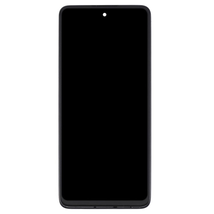 For Motorola Moto G 5G (2020) Grade B LCD Screen and Digitizer Assembly + Frame Part (without Logo) - Silver