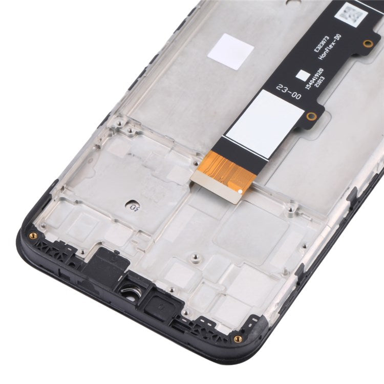 For Motorola Moto G10 Grade B LCD Screen and Digitizer Assembly + Frame Replacement Part (without Logo) - Black