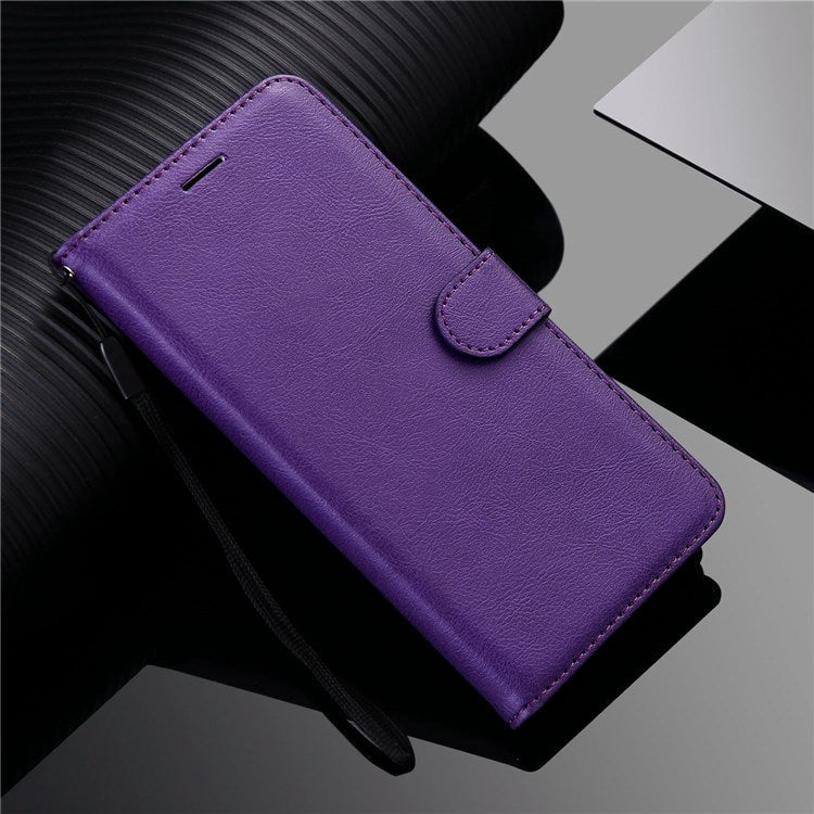 For OnePlus Nord 2T 5G KT Leather Series-2 Leather Stand Phone Case, Wallet Design Magnetic Clasp Leather Phone Case with Handy Strap - Purple