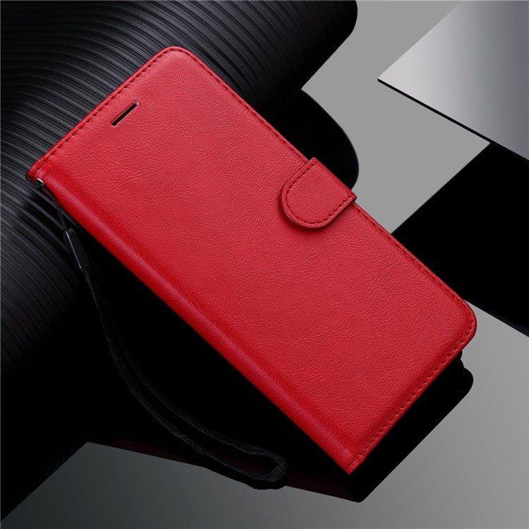 For OnePlus Nord 2T 5G KT Leather Series-2 Leather Stand Phone Case, Wallet Design Magnetic Clasp Leather Phone Case with Handy Strap - Red