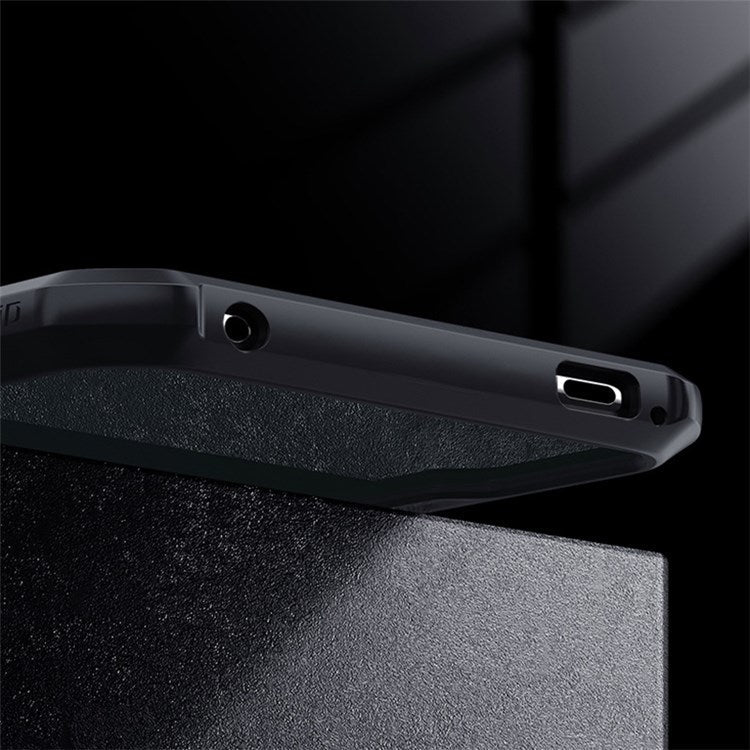 XUNDD for Asus ROG Phone 5/5s Anti-drop Phone Case Reinforced Four Corner Back Cover Acrylic + TPU Protective Shell - Black