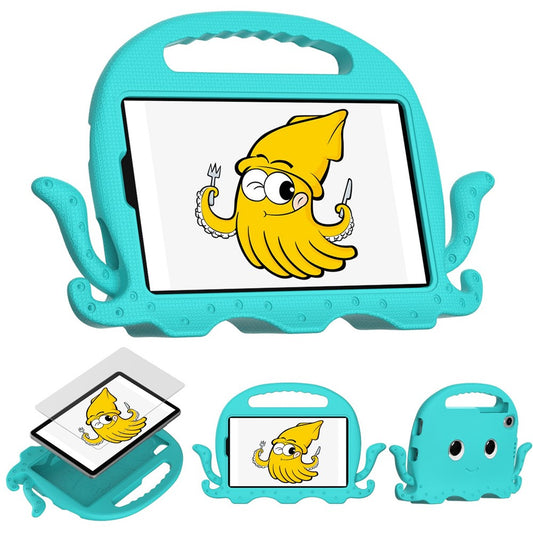 EVA Tablet Case for Lenovo Tab M8 / Tab M8 (4th Gen) 2024 TB-301XU / M8 (4th Gen) 2023 TB-300FU Octopus Case with Shoulder Strap - Baby Blue