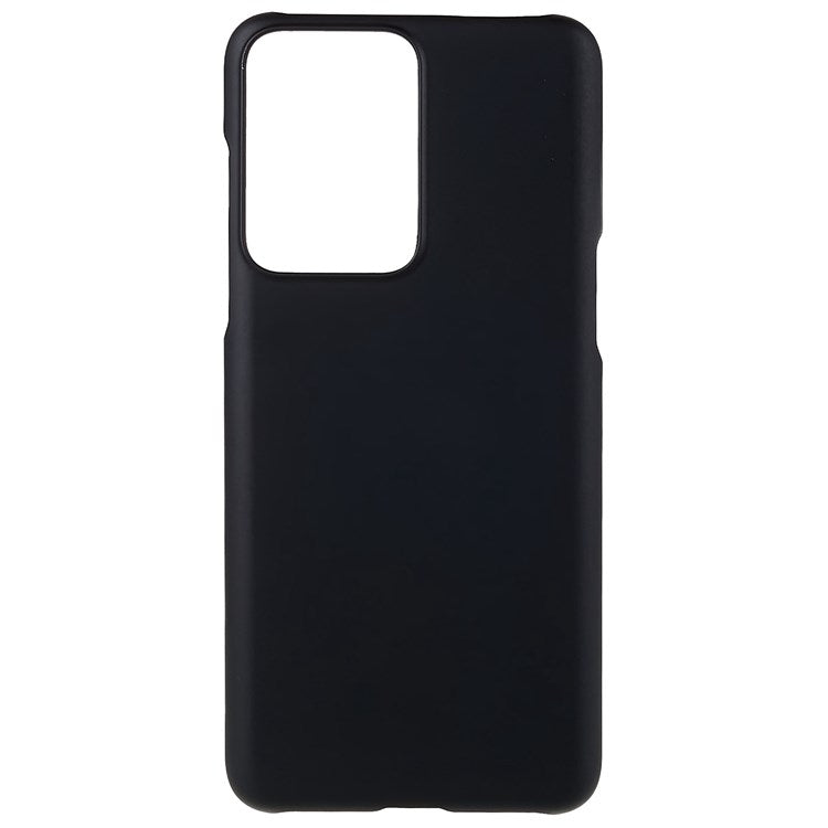 For OnePlus Nord 2T 5G Glossy Surface Protective Cover Rubberized Hard PC Phone Case - Black