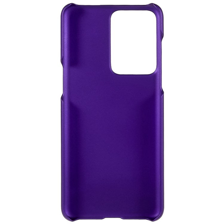 For OnePlus Nord 2T 5G Glossy Surface Protective Cover Rubberized Hard PC Phone Case - Purple