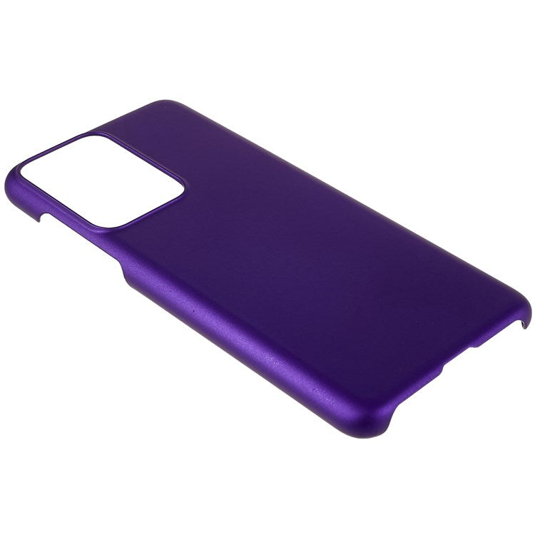 For OnePlus Nord 2T 5G Glossy Surface Protective Cover Rubberized Hard PC Phone Case - Purple