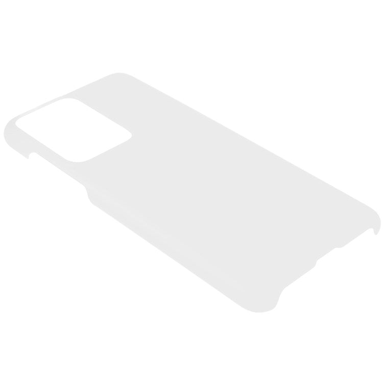 For OnePlus Nord 2T 5G Glossy Surface Protective Cover Rubberized Hard PC Phone Case - White