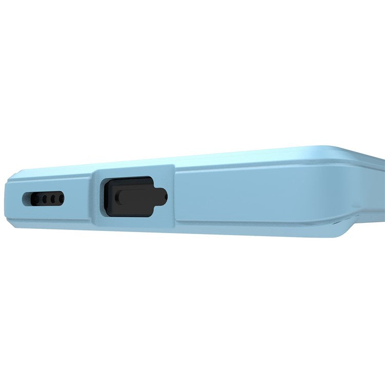 For Honor 70 5G Soft TPU Phone Case Shock Absorption Drop-proof Mobile Phone Cover - Baby Blue