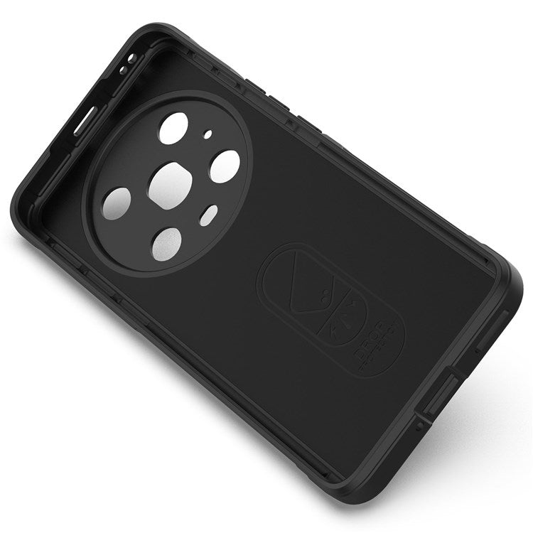 For Honor Magic4 Pro 5G Anti-drop Flexible TPU Phone Protective Case Anti-scratch Smartphone Back Cover - Black