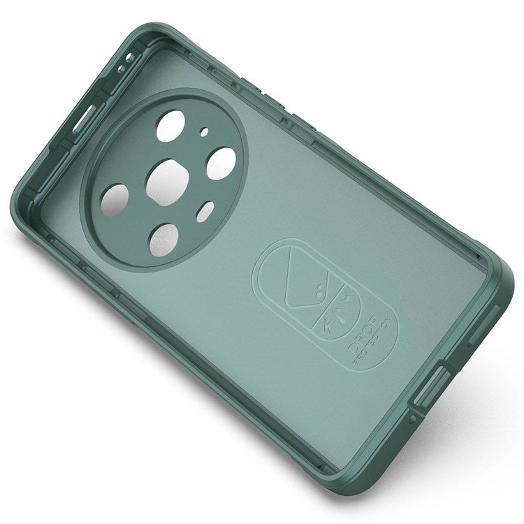 For Honor Magic4 Pro 5G Anti-drop Flexible TPU Phone Protective Case Anti-scratch Smartphone Back Cover - Green