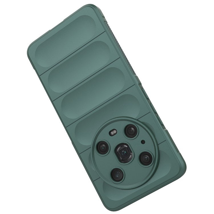 For Honor Magic4 Pro 5G Anti-drop Flexible TPU Phone Protective Case Anti-scratch Smartphone Back Cover - Green