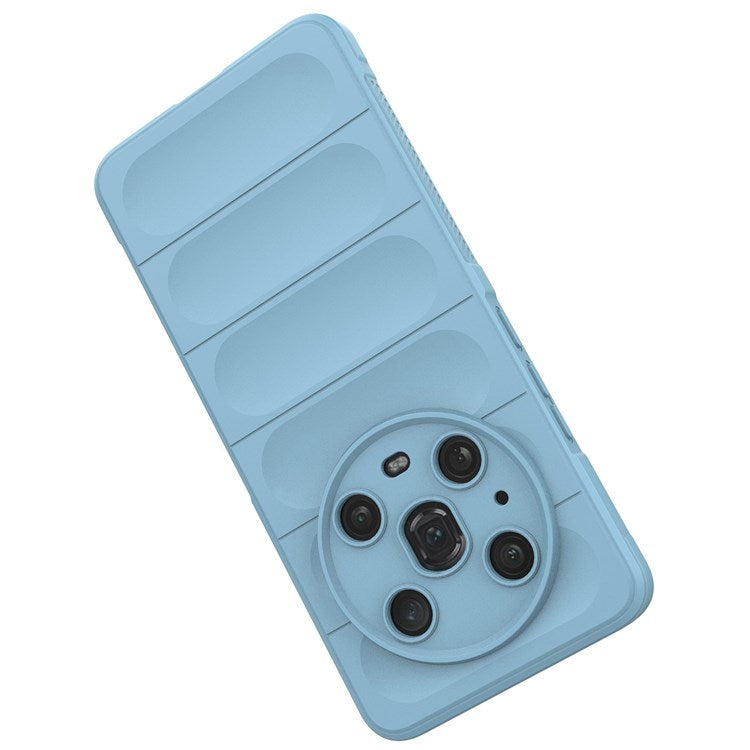 For Honor Magic4 Pro 5G Anti-drop Flexible TPU Phone Protective Case Anti-scratch Smartphone Back Cover - Baby Blue