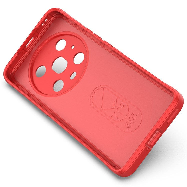 For Honor Magic4 Pro 5G Anti-drop Flexible TPU Phone Protective Case Anti-scratch Smartphone Back Cover - Red