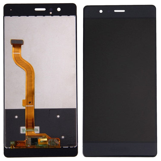 For Huawei P9 Grade C LCD Screen and Digitizer Assembly Replacement Part (without Logo) - Black