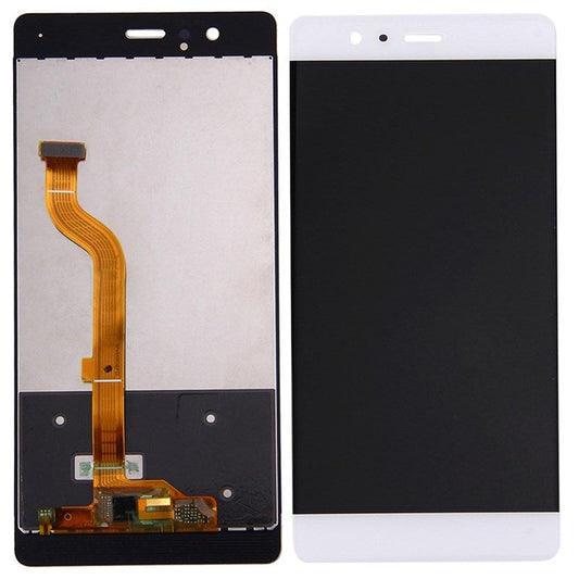 For Huawei P9 Grade C LCD Screen and Digitizer Assembly Replacement Part (without Logo) - White