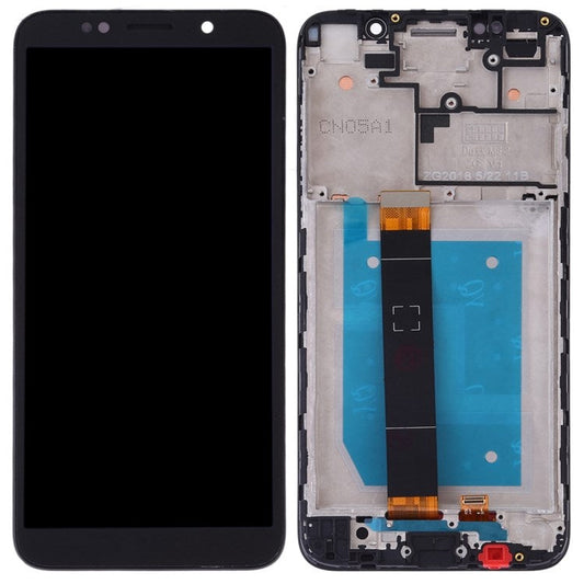 For Huawei Y5 (2018) / Y5 Prime (2018) Grade C LCD Screen and Digitizer Assembly + Frame (without Logo) - Black