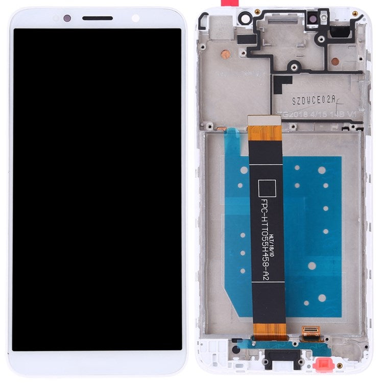 For Huawei Y5 (2018) / Y5 Prime (2018) Grade C LCD Screen and Digitizer Assembly + Frame (without Logo) - White