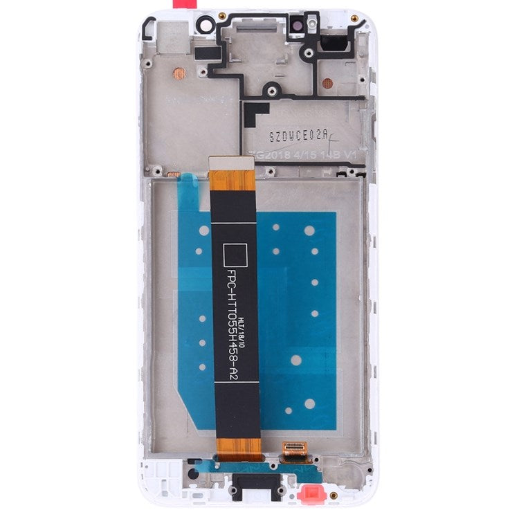 For Huawei Y5 (2018) / Y5 Prime (2018) Grade C LCD Screen and Digitizer Assembly + Frame (without Logo) - White