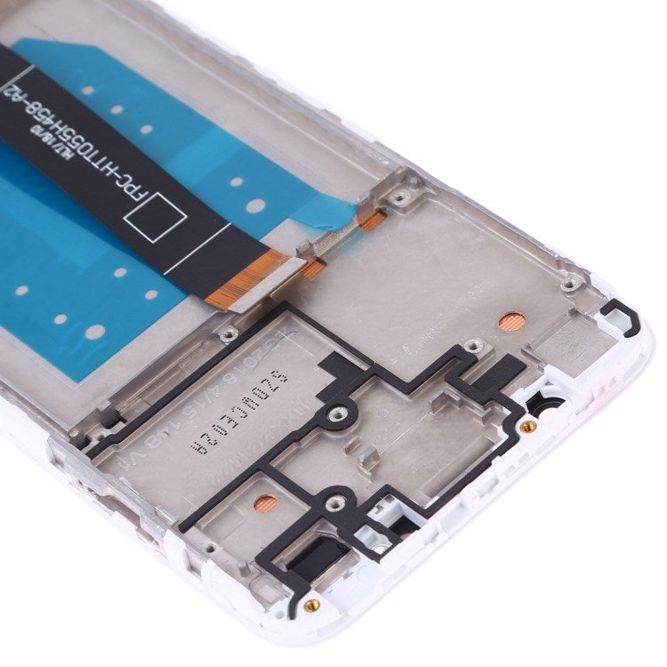 For Huawei Y5 (2018) / Y5 Prime (2018) Grade C LCD Screen and Digitizer Assembly + Frame (without Logo) - White