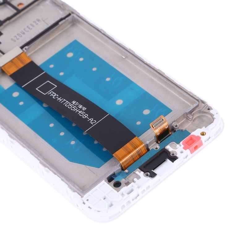 For Huawei Y5 (2018) / Y5 Prime (2018) Grade C LCD Screen and Digitizer Assembly + Frame (without Logo) - White