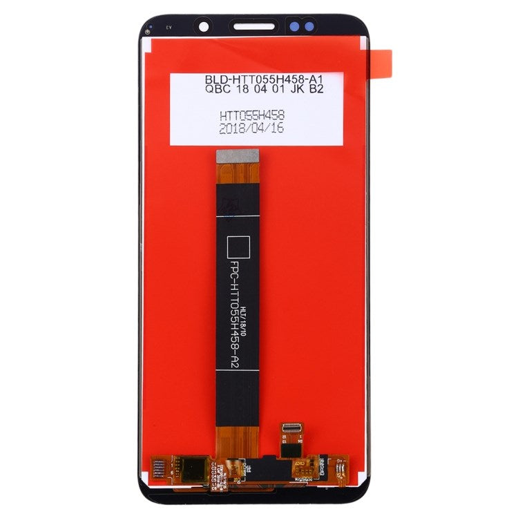 For Huawei Y5 (2018) / Y5 Prime (2018) Grade C LCD Screen and Digitizer Assembly Replacement Part (without Logo) - Black