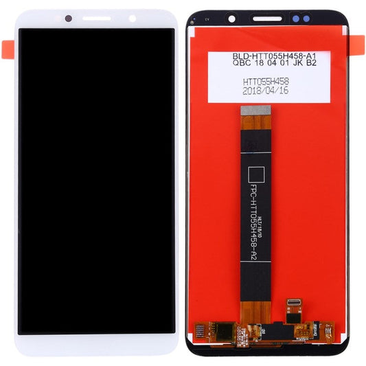 For Huawei Y5 (2018) / Y5 Prime (2018) Grade C LCD Screen and Digitizer Assembly Replacement Part (without Logo) - White