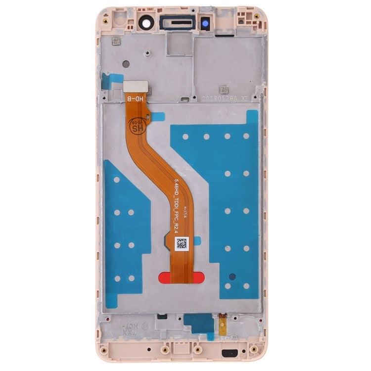 For Huawei Mate 9 Lite / Y7 Prime (2017) / Enjoy 7 Plus / Y7 (2017) Grade C LCD Screen and Digitizer Assembly + Frame (without Logo) - Gold