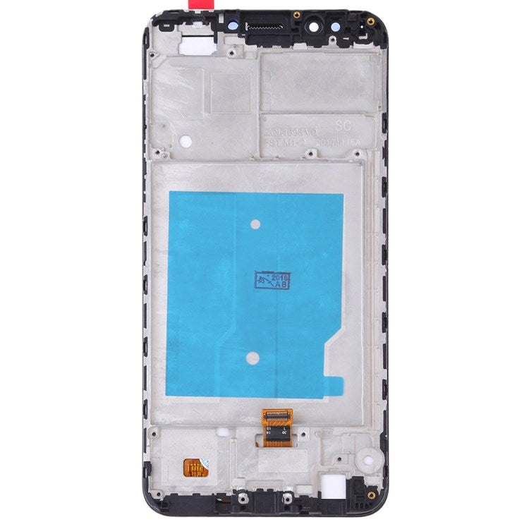 For Huawei Y7 (2018) / Y7 Prime (2018) / Y7 Pro (2018) Grade C LCD Screen and Digitizer Assembly + Frame (without Logo) - Black