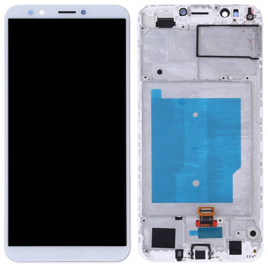 For Huawei Y7 (2018) / Y7 Prime (2018) / Y7 Pro (2018) Grade C LCD Screen and Digitizer Assembly + Frame (without Logo) - White