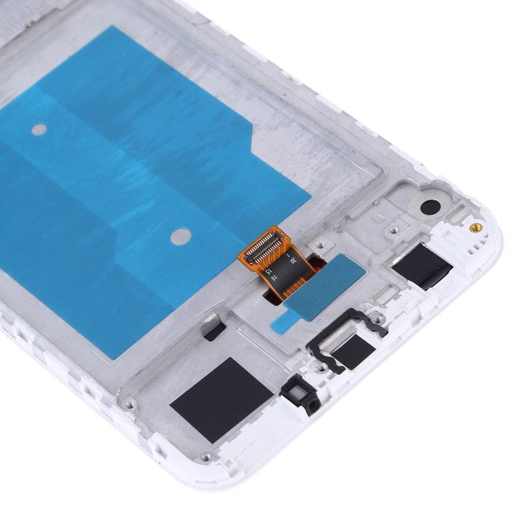 For Huawei Y7 (2018) / Y7 Prime (2018) / Y7 Pro (2018) Grade C LCD Screen and Digitizer Assembly + Frame (without Logo) - White