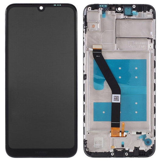 For Huawei Y6 (2019, with Fingerprint Sensor) / Y6 Prime (2019) / Y6 Pro (2019) Grade C LCD Screen and Digitizer Assembly + Frame (without Logo)
