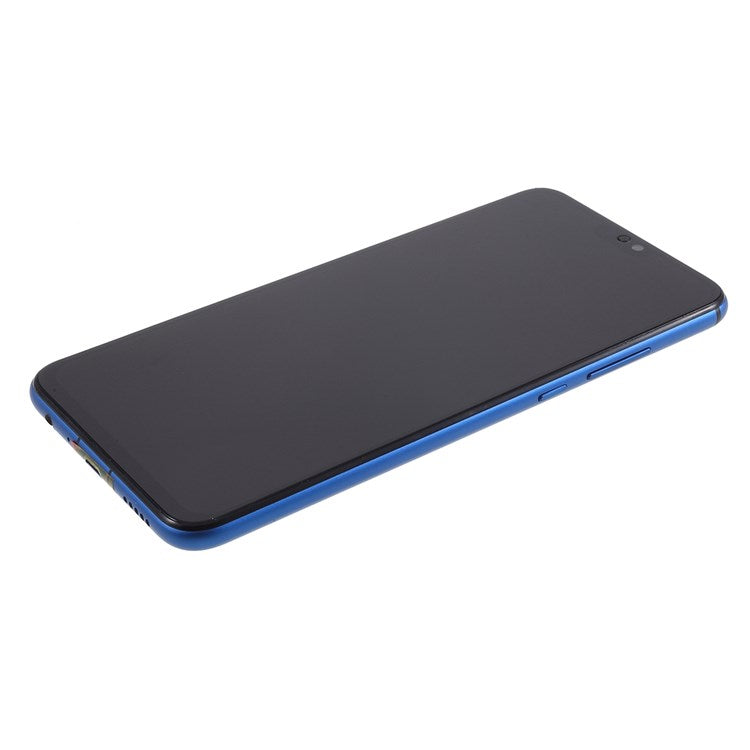 For Huawei Honor 8X Grade C LCD Screen and Digitizer Assembly + Frame Replacement Part (COG Technology) (without Logo) - Blue