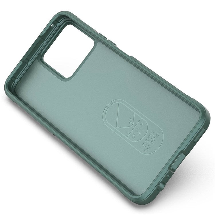 For Honor X8 4G / X30i Rugged Back Cover Anti-fall Protection Flexible TPU Phone Case - Green