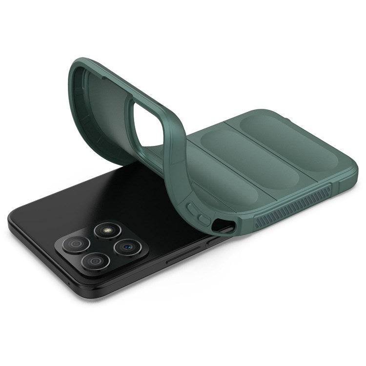 For Honor X8 4G / X30i Rugged Back Cover Anti-fall Protection Flexible TPU Phone Case - Green