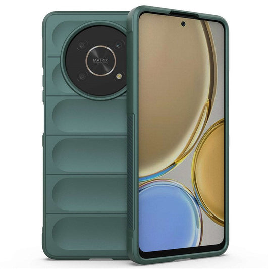 For Honor X30 5G  /  X9 4G / 5G Rugged Back Soft TPU Case Shockproof Mobile Phone Protective Cover - Green