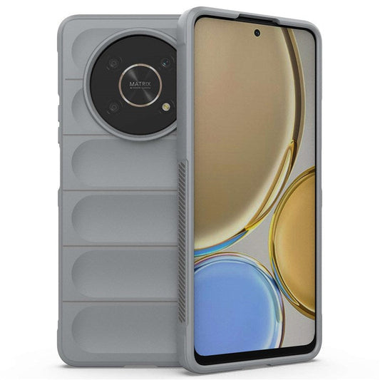 For Honor X30 5G  /  X9 4G / 5G Rugged Back Soft TPU Case Shockproof Mobile Phone Protective Cover - Light Grey