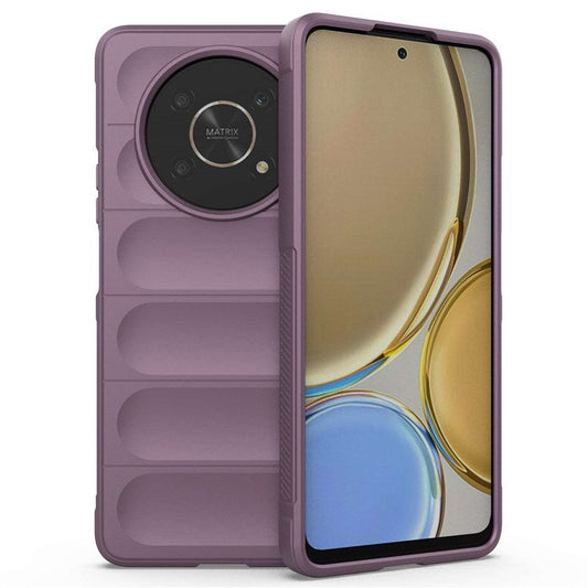 For Honor X30 5G  /  X9 4G / 5G Rugged Back Soft TPU Case Shockproof Mobile Phone Protective Cover - Light Purple