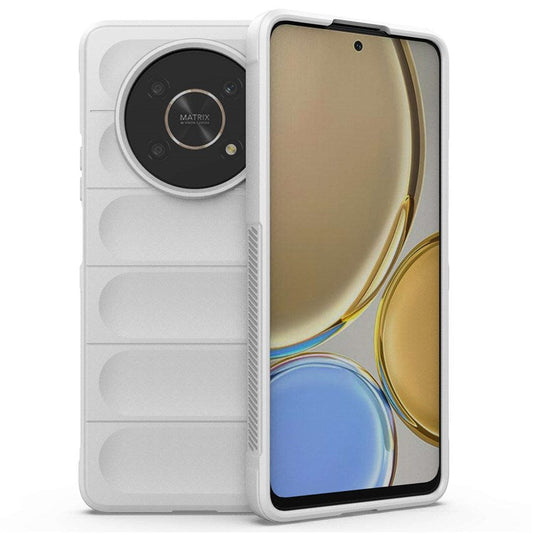 For Honor X30 5G  /  X9 4G / 5G Rugged Back Soft TPU Case Shockproof Mobile Phone Protective Cover - White