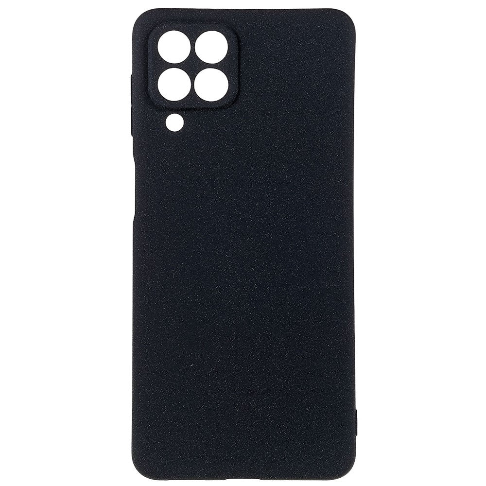 For Samsung Galaxy M53 5G Ultra Thin Anti-fall TPU Phone Case Anti-scratch Back Cover Double-Sided Matte Phone Shell - Black