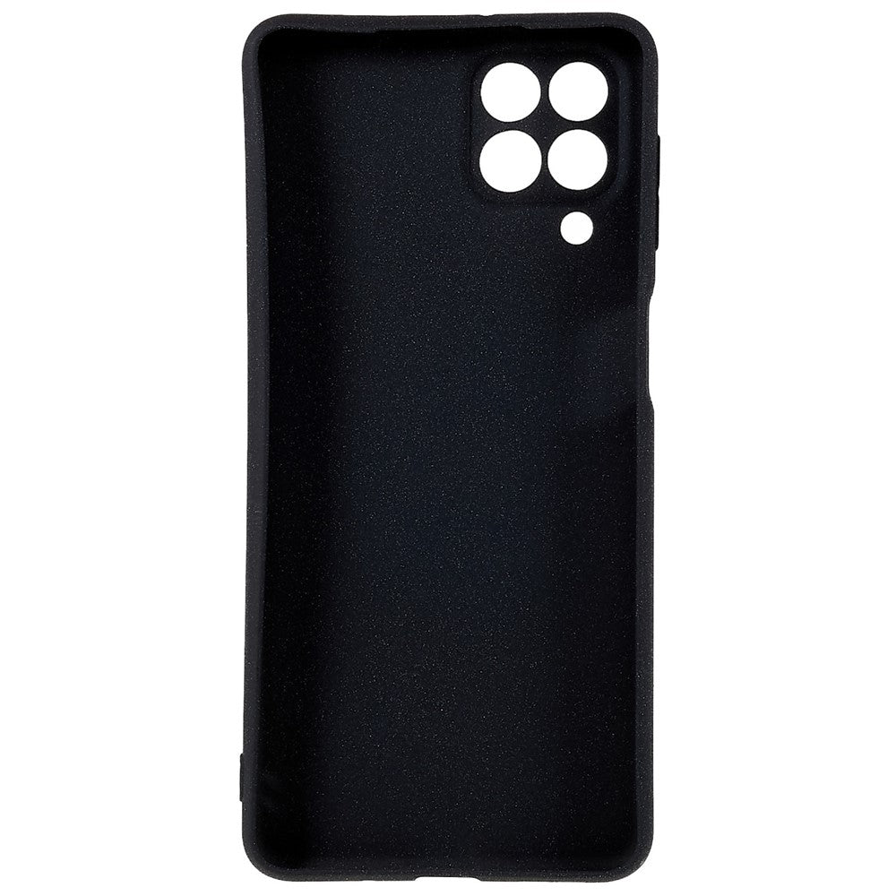 For Samsung Galaxy M53 5G Ultra Thin Anti-fall TPU Phone Case Anti-scratch Back Cover Double-Sided Matte Phone Shell - Black