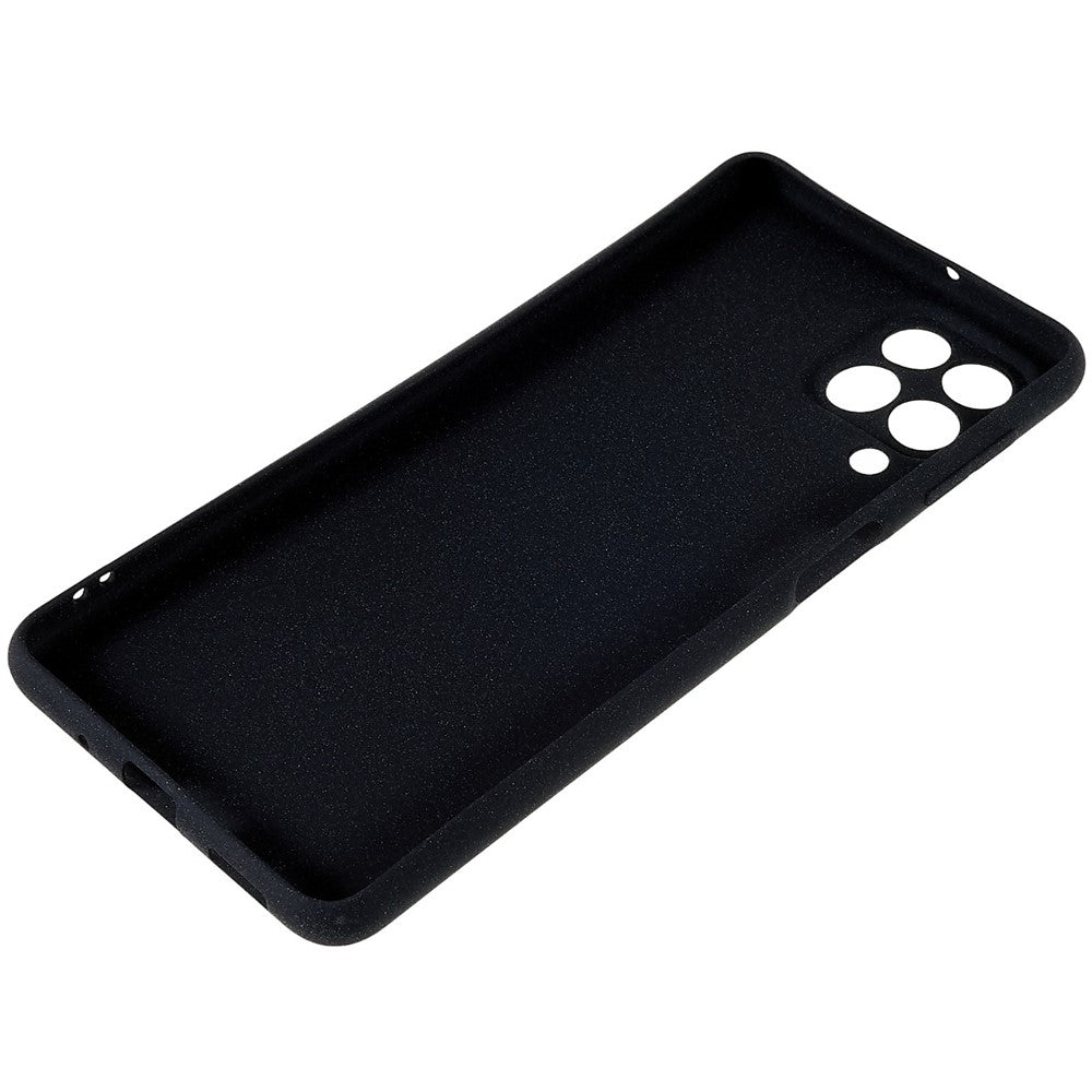 For Samsung Galaxy M53 5G Ultra Thin Anti-fall TPU Phone Case Anti-scratch Back Cover Double-Sided Matte Phone Shell - Black