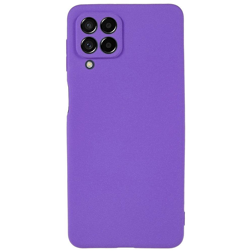 For Samsung Galaxy M53 5G Ultra Thin Anti-fall TPU Phone Case Anti-scratch Back Cover Double-Sided Matte Phone Shell - Purple